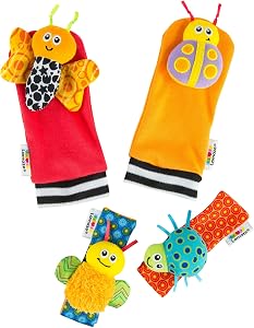 Lamaze, גרביים וצמיד רעשן
